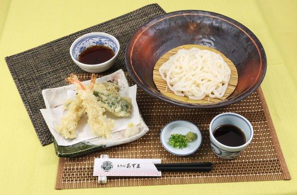 Assorted Tempura with Cold Udon