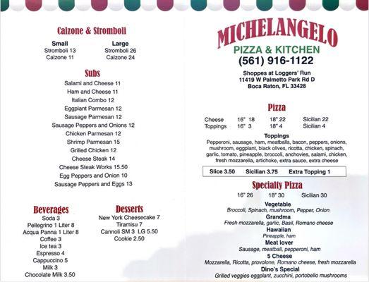 Michelangelo Pizza & Kitchen