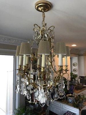 After photo of my Gilt-Metal Chandelier