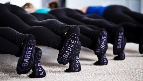 Grip socks required for Barre classes