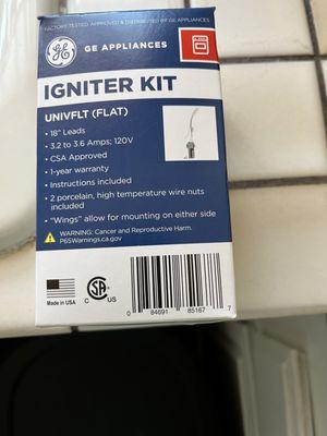 Replacement igniter