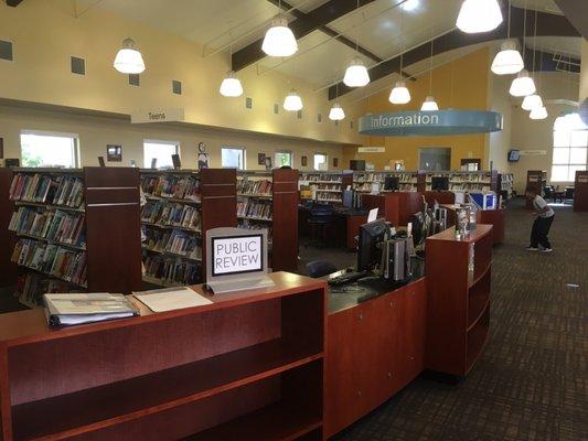 Orange Terrace, Library