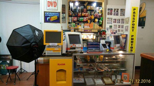 Here is what we sell - 35 mm films, disposable cameras, frames, etc.