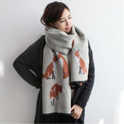 cozy fox scarf