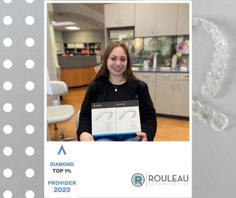 We are proud to share Dr. Rouleau's are Diamond Invisalign experienced providers