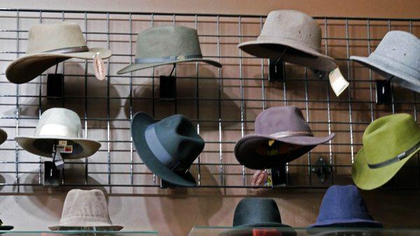 Hats on the wall