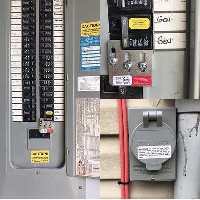 Manual generator interlocks make lowering your home in an outage safe.