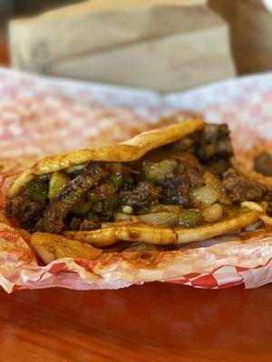 Spicy Grilled Beef Pita - IG: @nelson_eats