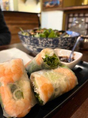 1. Shrimp and pork summer Roll