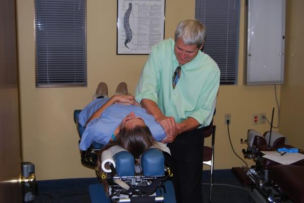 Shoulder - extra spinal adjustment