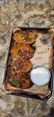 Potato skins yum!!