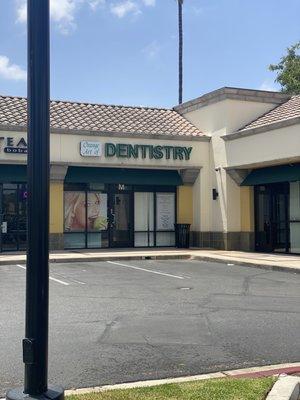 Front of dental office