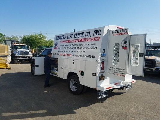 Eastern Lift Truck Co. Inc.'s Retail Services Div. provides cardboard baler, trash compactor & floor cleaning equipment sales & service.