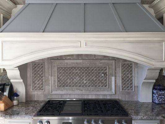 Classic elegance!! Let us design YOUR backsplash.