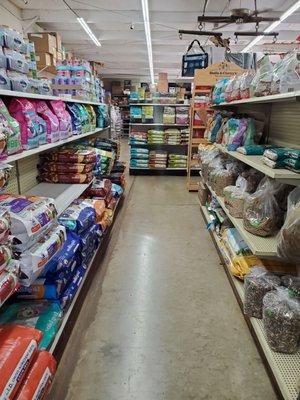 Bird food section