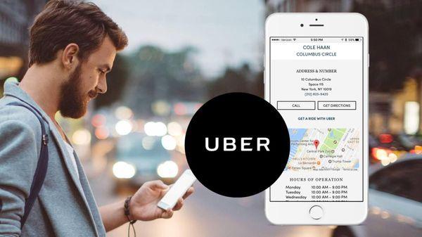 We can set up an automatic Uber button for your customers.