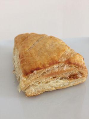 The flaky goodness of a Haitian patty