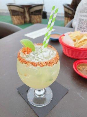 Cucumber Jalapeño Margarita - my favorite!