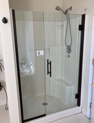 Shower doors!