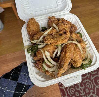 Salt & Pepper Wings ($10.99)