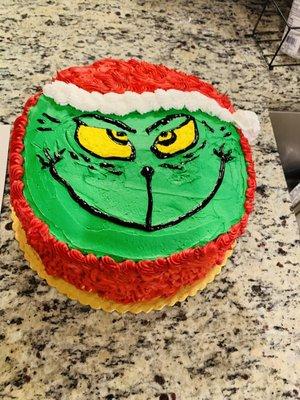 Grinch Cake