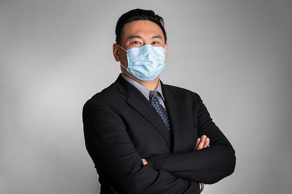 Temperature check and Face mask required to protect each other stay healthy and sanitize all equipment between each patient