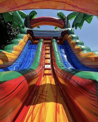 17' dual lane tropic thunder waterslide