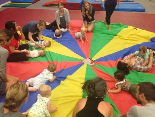 Bugs classes (4-10 months) provide socialization for you and your little ones!