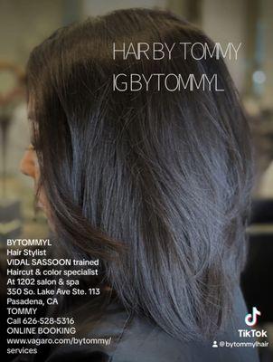 Layer Bob
HAIR BY TOMMY
IG BYTOMMYL