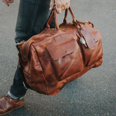 Leather Travel Duffle