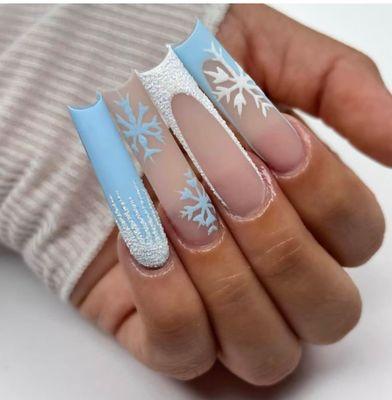 christmas nails art