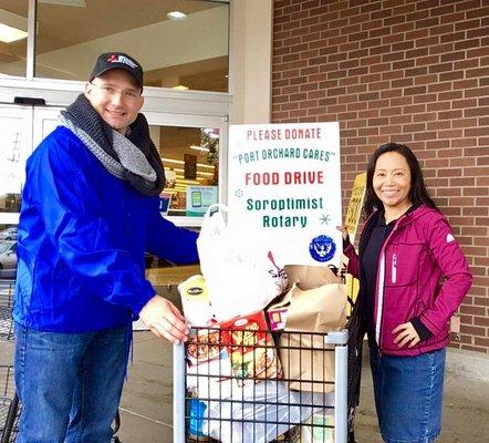 Port Orchard food drive through local Rotary.