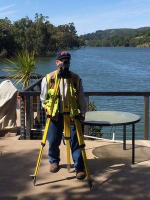 Elevation Certificate work adjoining Lexington Reservoir.