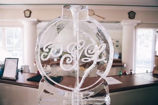 personalized ice luge