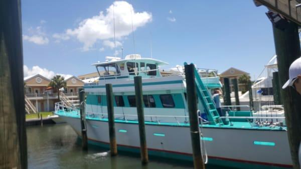 Our charter boat