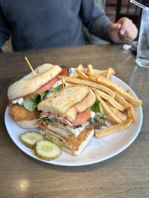 Panko Chicken Avocado Club