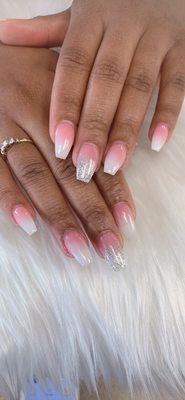 Pink&White full set