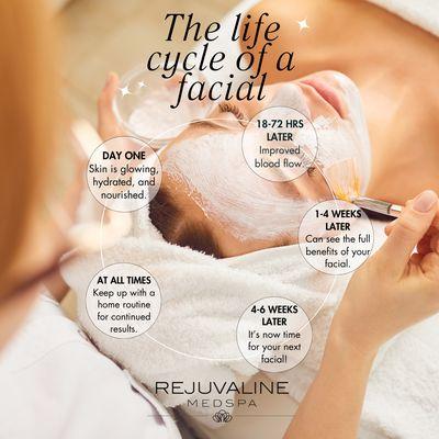 Rejuvaline's life cycle of Facial