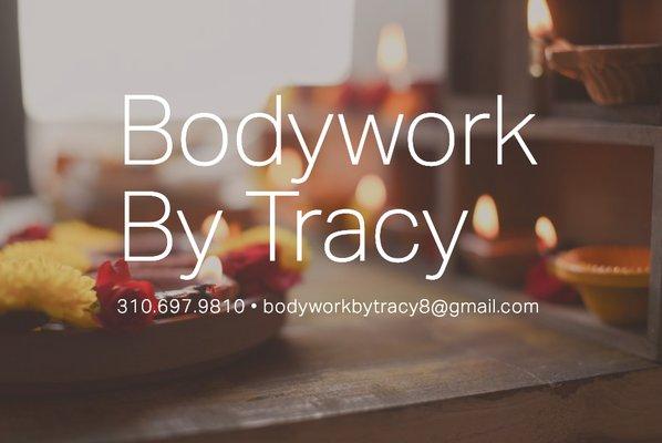 Bodywork By Tracy in Santa Monica. Offering deep tissue, swedish, prenatal, reflexology, and aromatherapy.