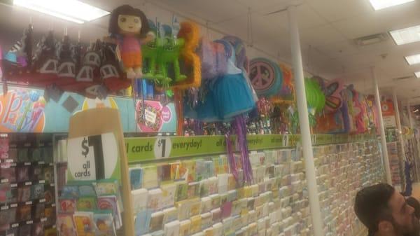 Pinatas and cards