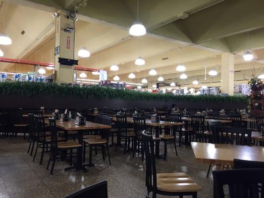 Glimpse of part of the dining area