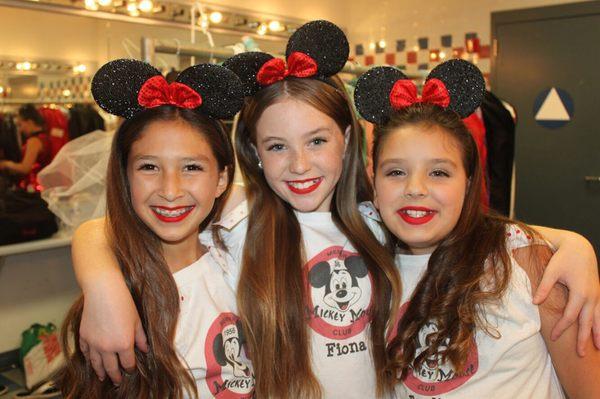 These girls had the pleasure of learning fun tap choreography from our treasured Tap instructor and original Mouseketeer, Ms. Nancy!