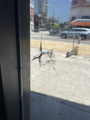 Bullet hole