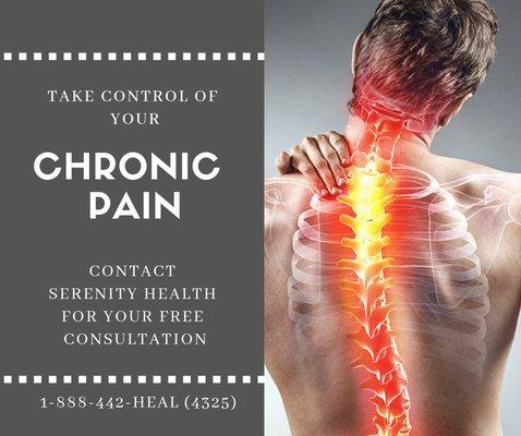 Take control of your chronic pain with Serenity Health.