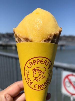 Passionfruit sorbet, delicious!!