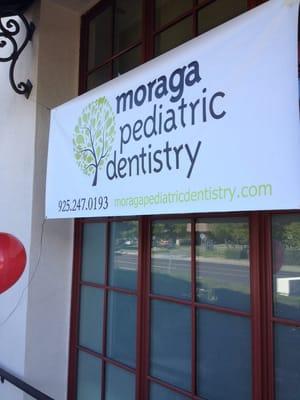 Moraga Pediatric Dentistry (sign in front of the building)