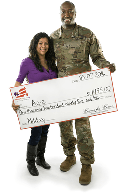 We proudly support Homes for Heroes!