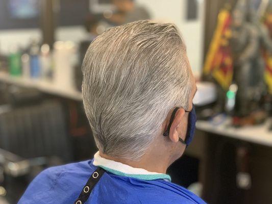 Richard Jack's Rockabilly Cut w/ DA, by Victor Medina.