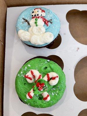 Christmas cupcakes