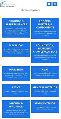 Our basic home inspection